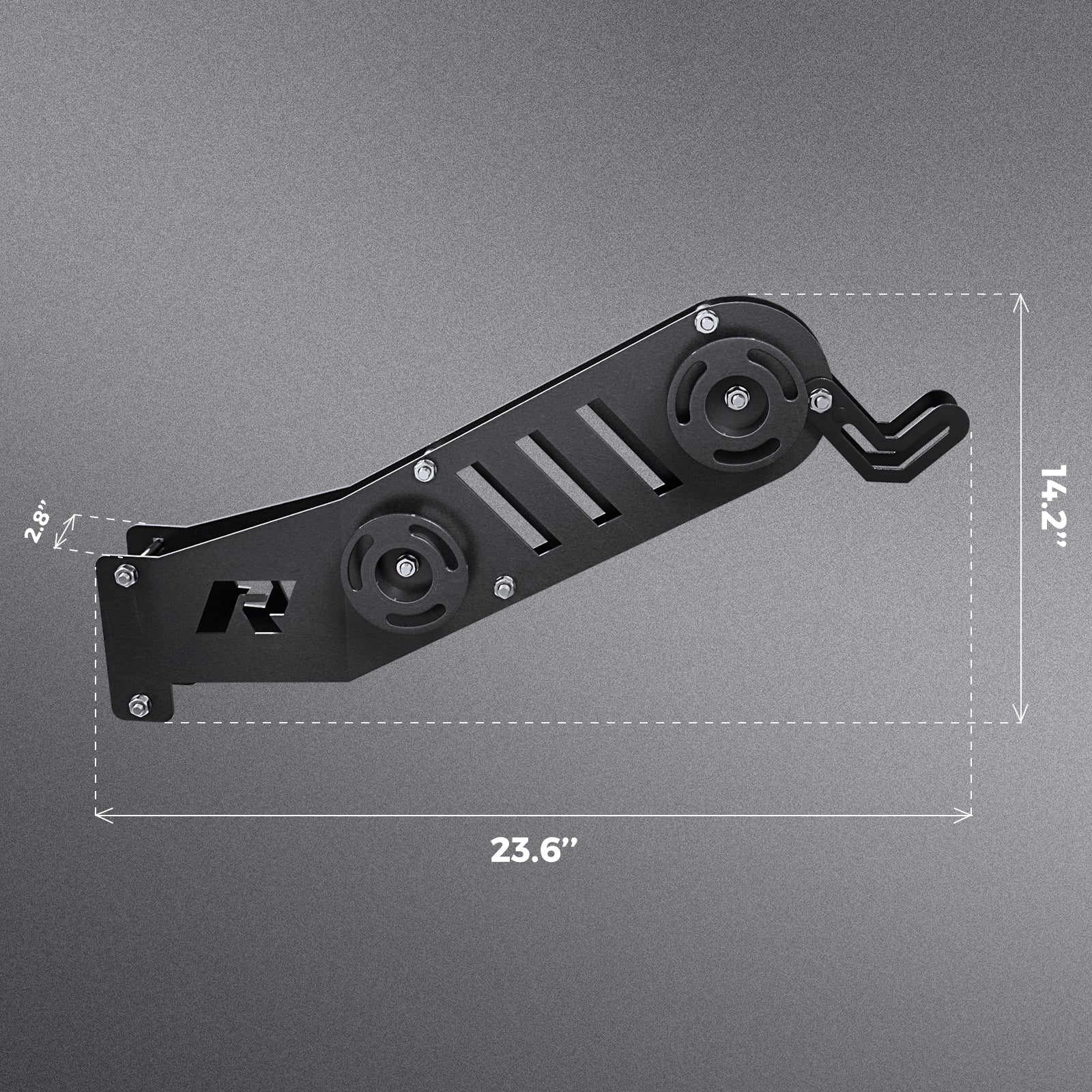 RitFit LDM1 Lat Pulldown Attachment for M1 PRO machine, showing the sturdy metal attachment with padded handles for effective workouts.