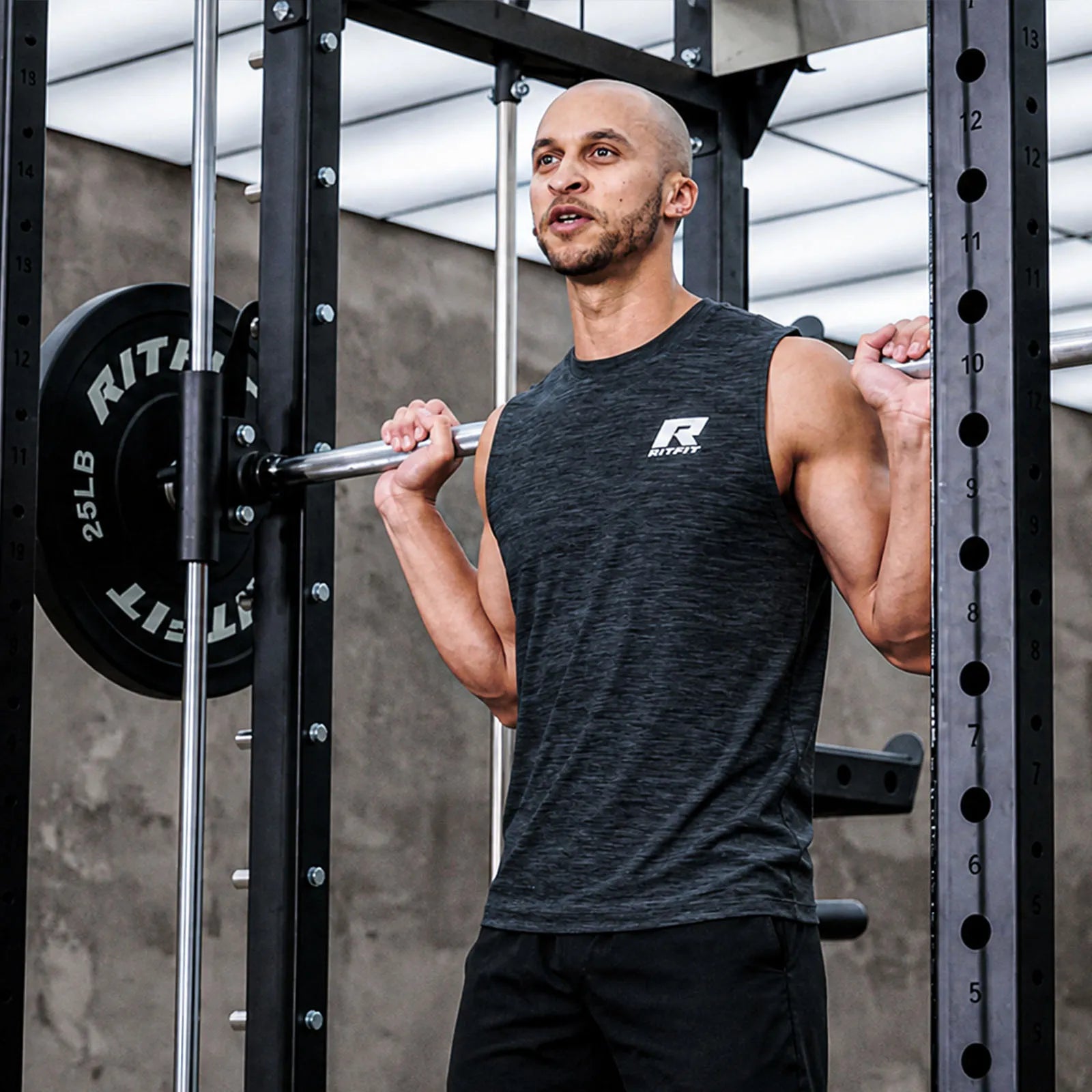 RitFit Buffalo Wild Smith Machine with Adjustable Dual Cable System
