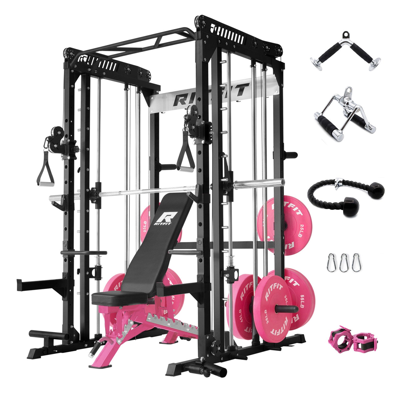 RitFit P6 All-In-One Pink Home Gym Package - RitFit