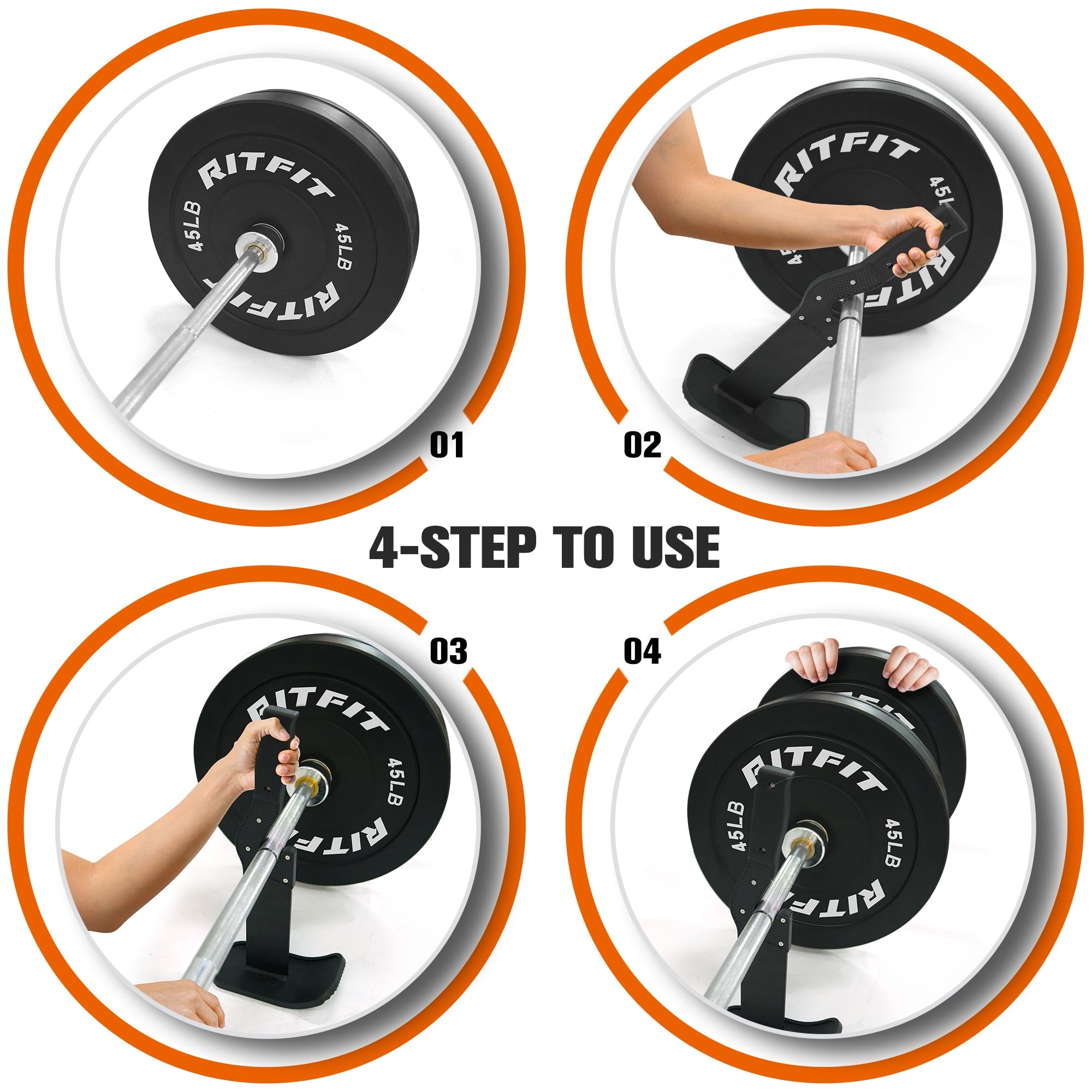 RITFIT Deadlift Jack/Barbell Stand RitFit