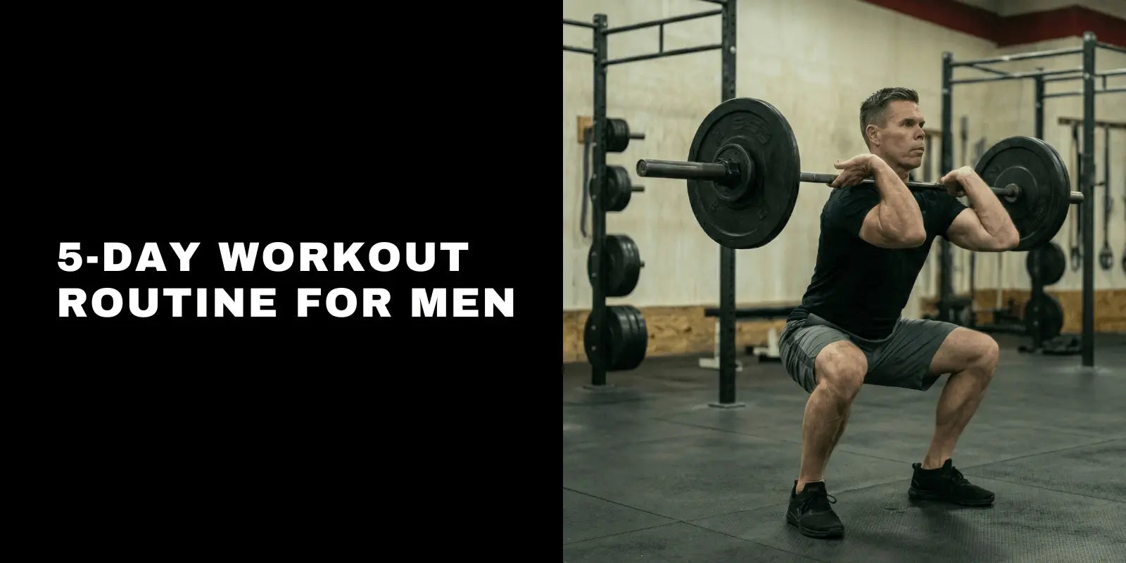 5-Day Workout Routine for Men: The Complete Muscle Building Guide