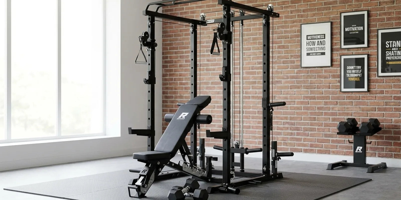 Best Power Rack With Pulley System under $1000 - RitFit P3 Guide