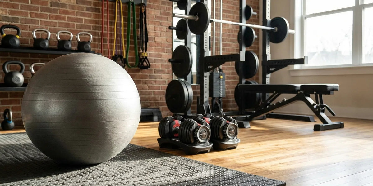 4 Effective Exercise Ball Exercises for balance and core training