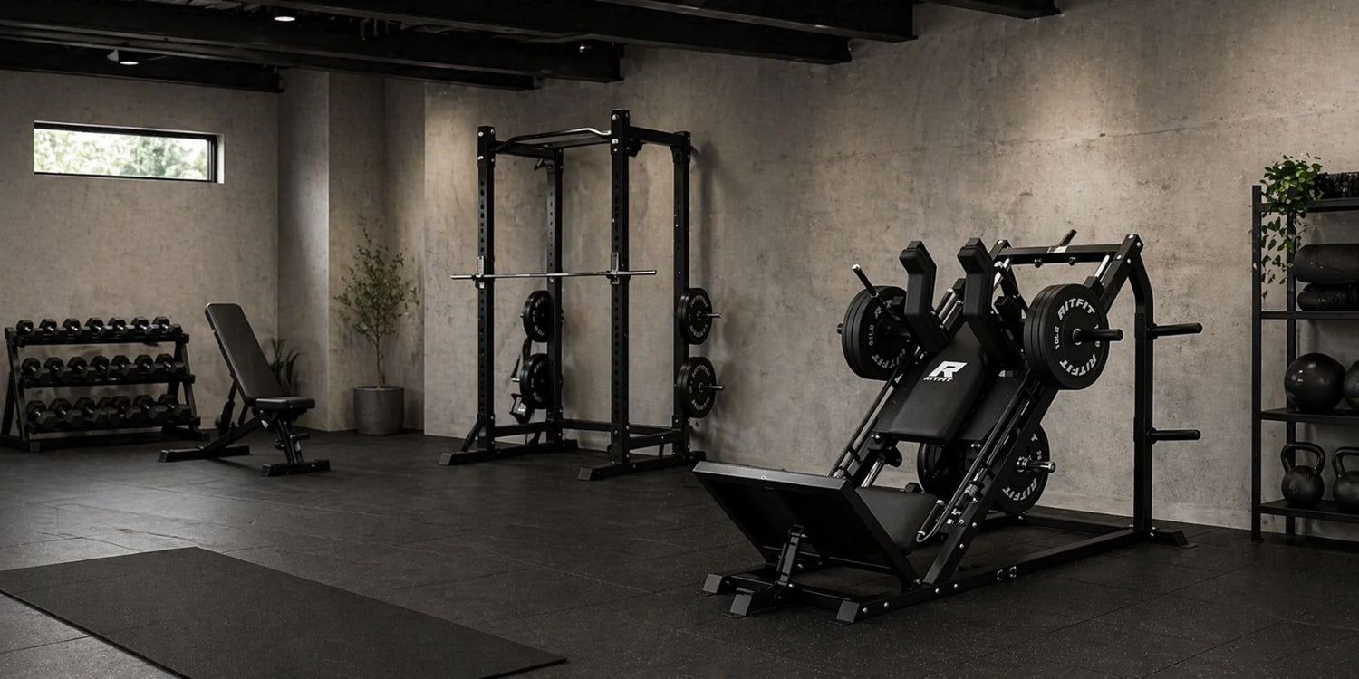 Best Leg Press Machine for Basement Gym in 2026: RitFit GAZELLE PRO Guide