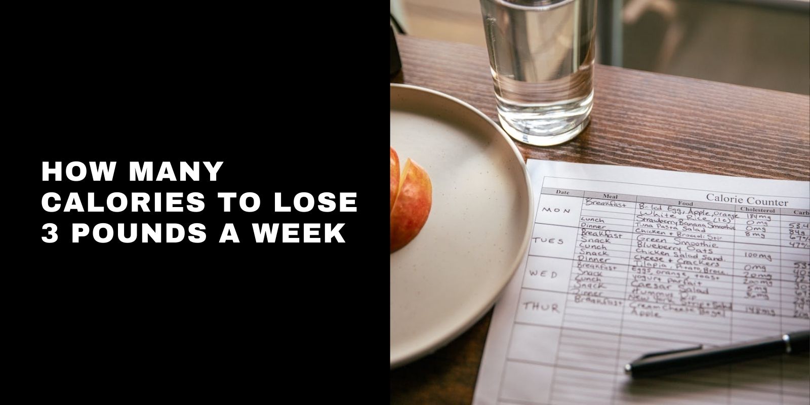 How Many Calories to Lose 3 Pounds a Week: The Deficit Explained