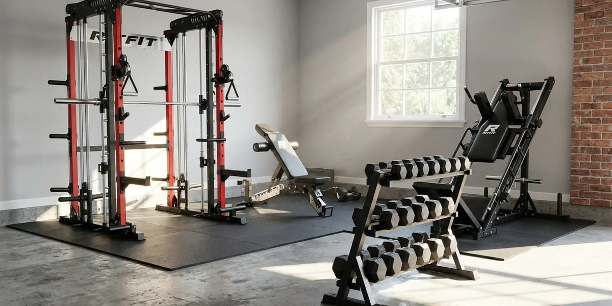 How to Fit a Home Gym Within 500 Square Feet: 4 Station Plan