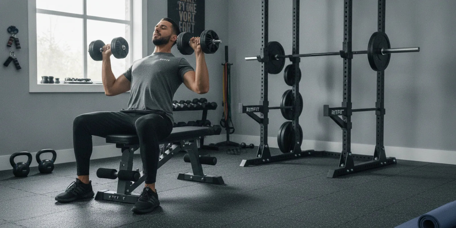 Bench Workout: Full Body Routine With Dumbbells