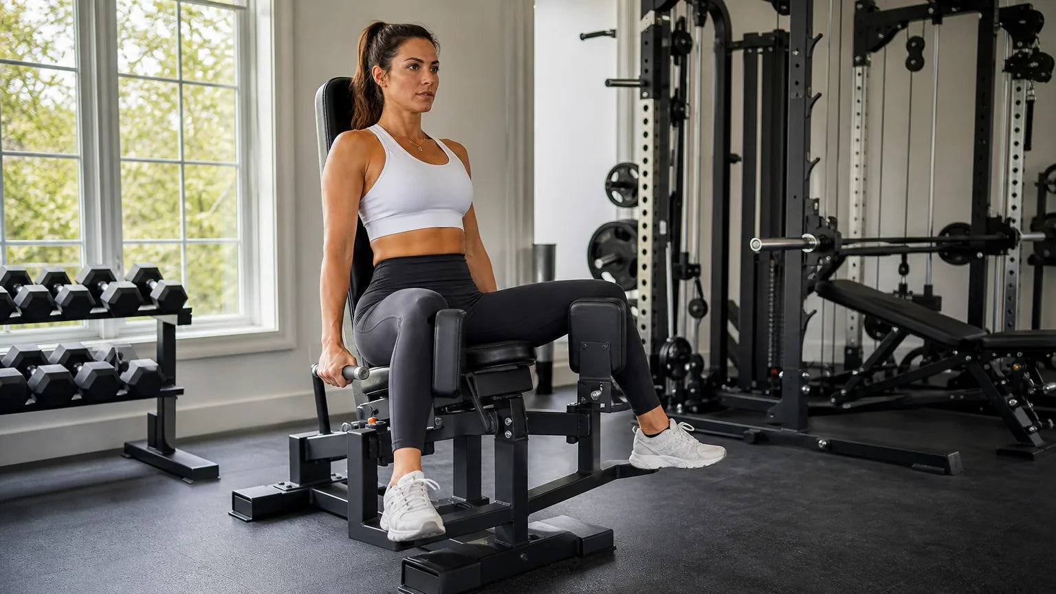 How to use the hip abductor machine for glutes