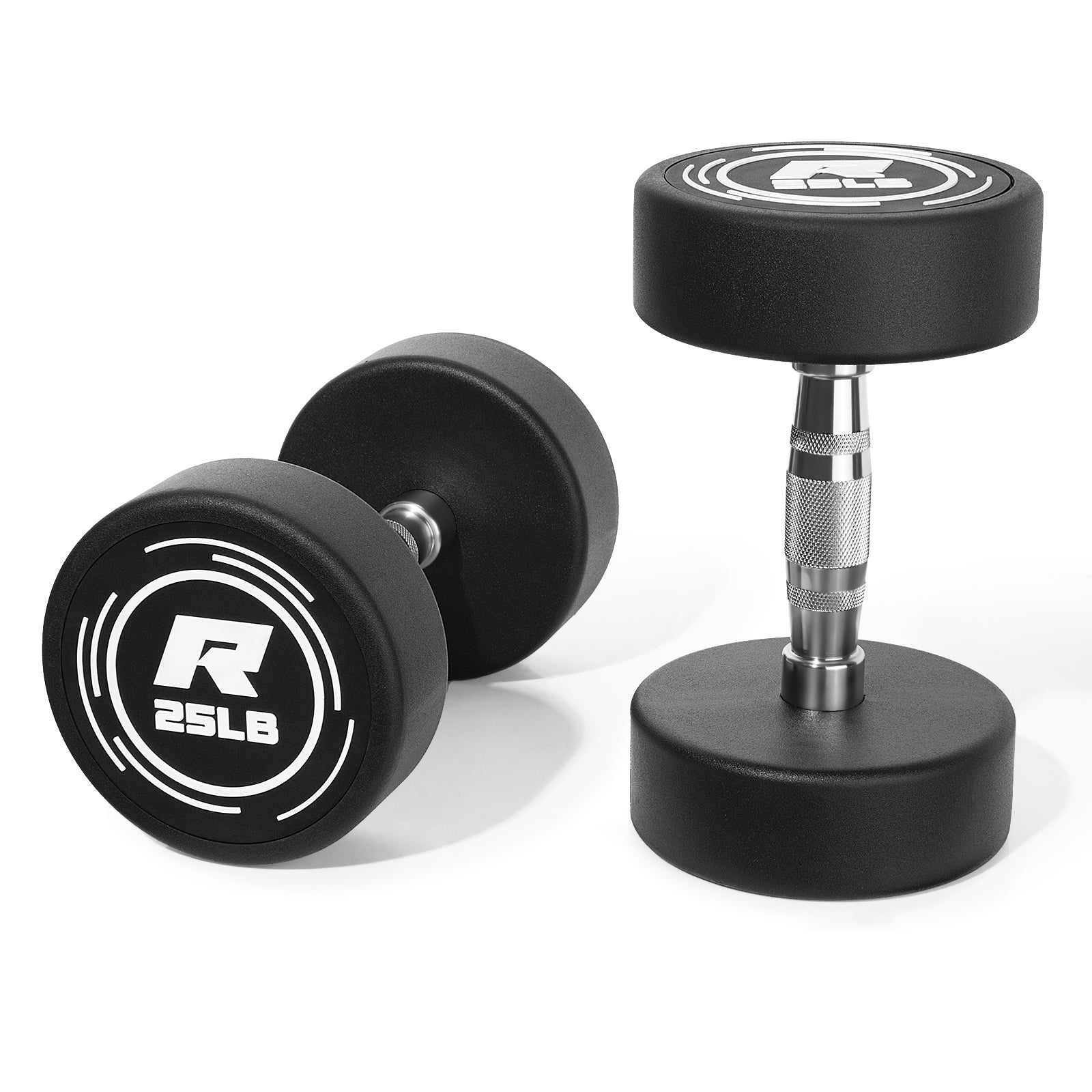 RitFit PVC Coated Round Head Dumbbells in Pairs - RitFit