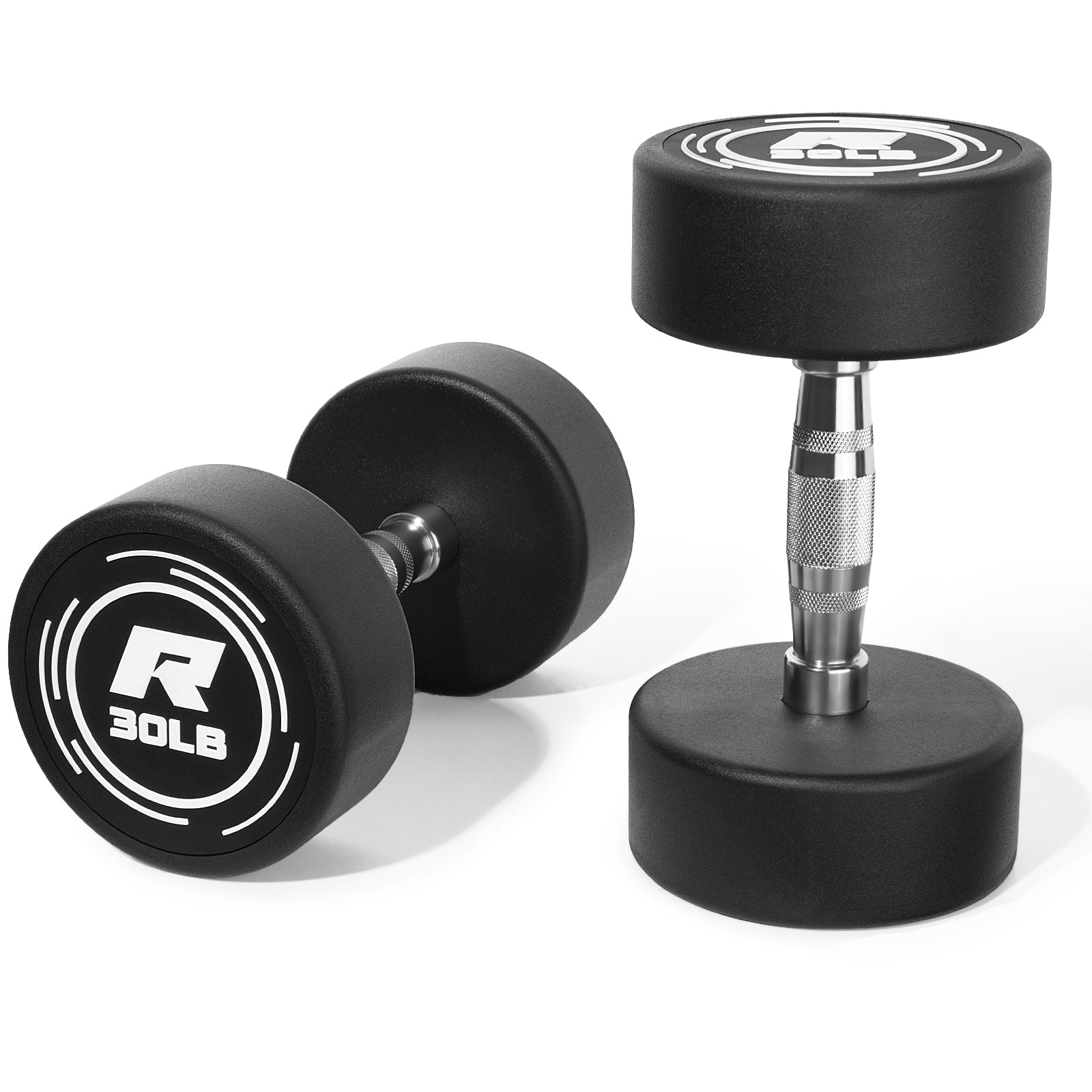 RitFit PVC Coated Round Head Dumbbells in Pairs - RitFit