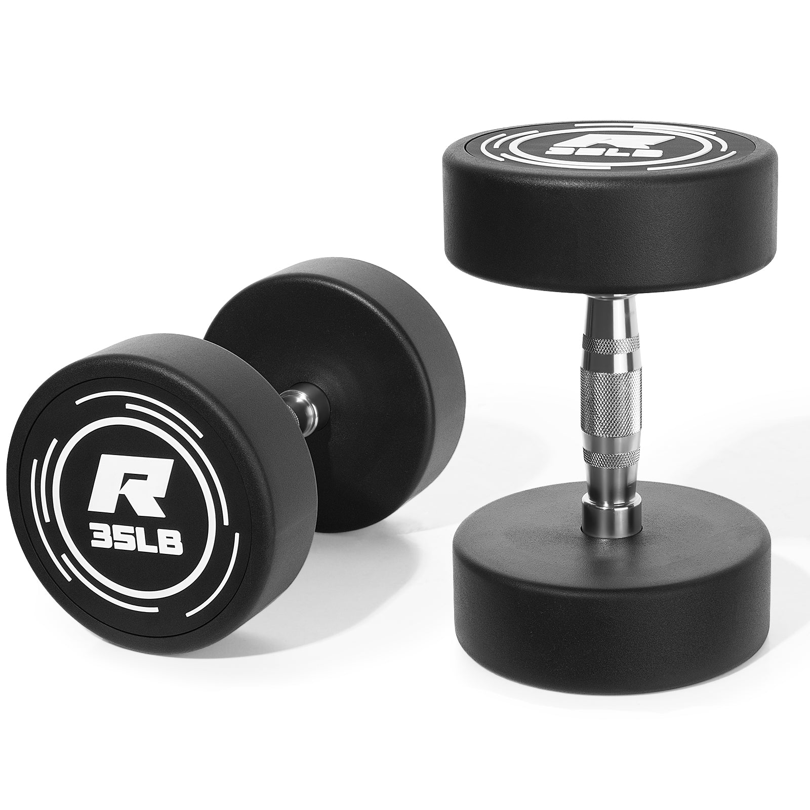 RitFit PVC Coated Round Head Dumbbells in Pairs - RitFit