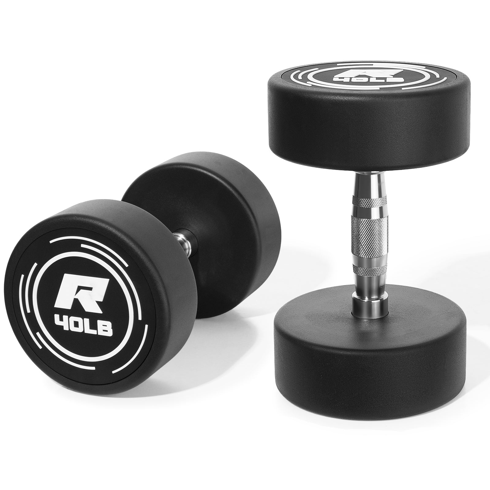 RitFit PVC Coated Round Head Dumbbells in Pairs - RitFit