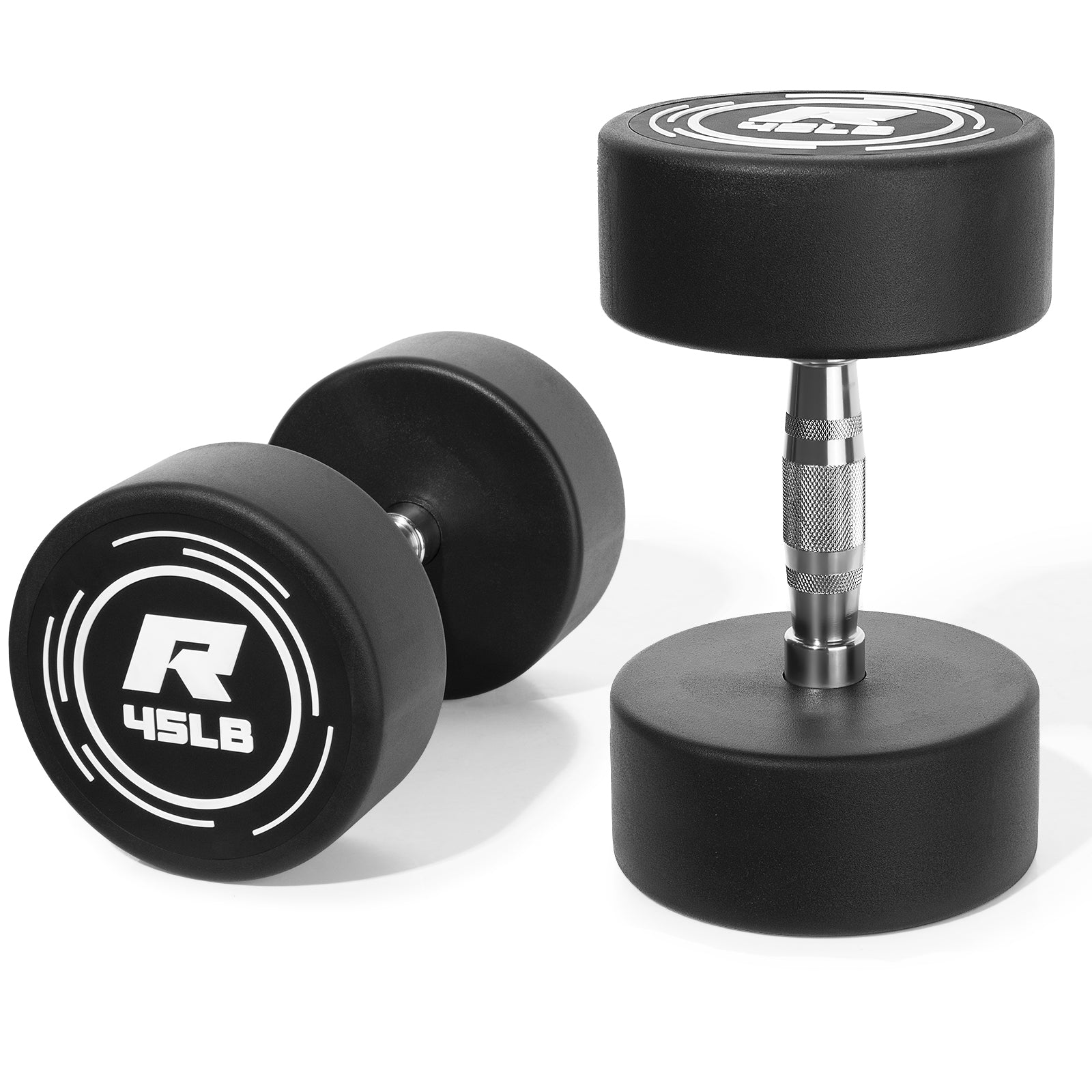 RitFit PVC Coated Round Head Dumbbells in Pairs - RitFit