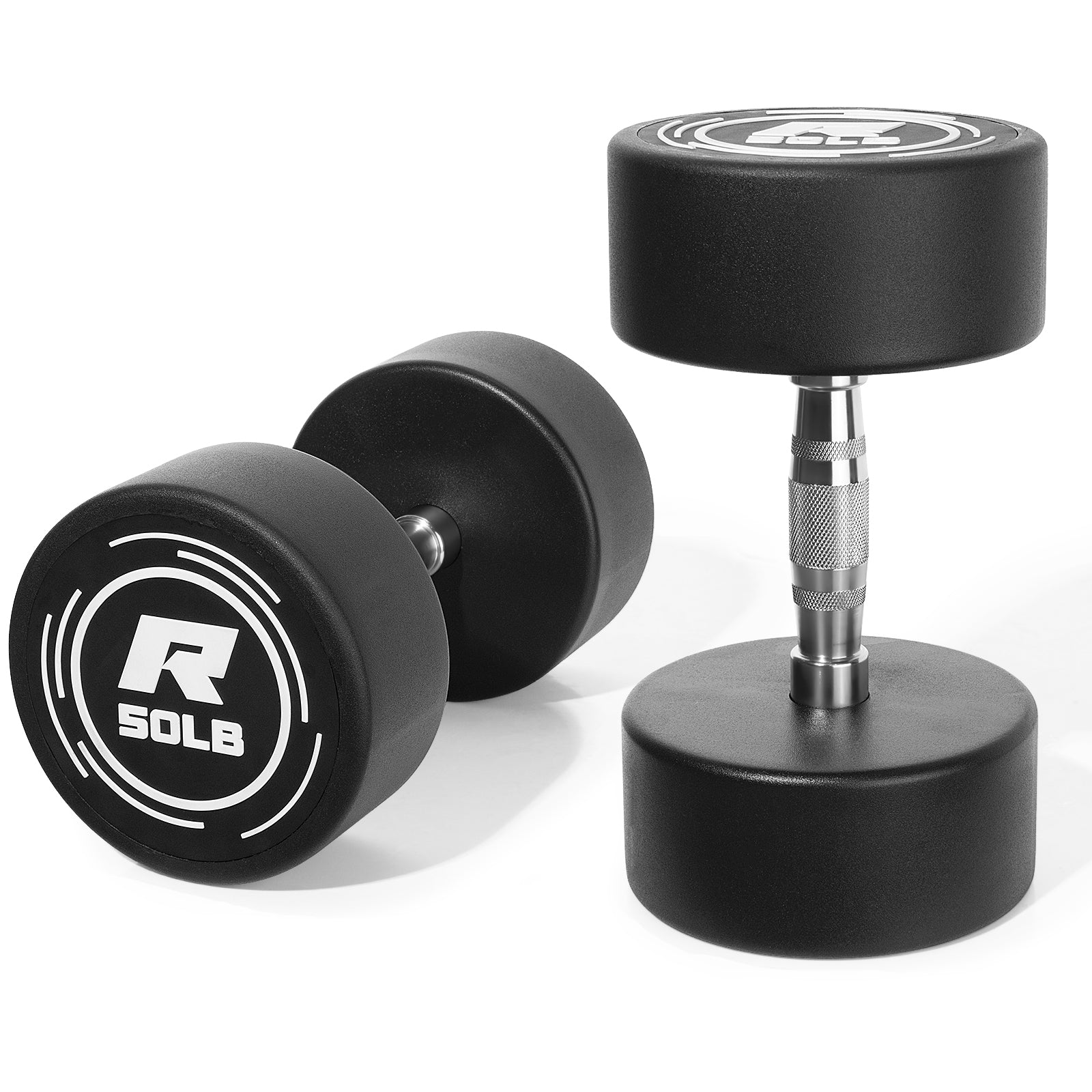 RitFit PVC Coated Round Head Dumbbells in Pairs - RitFit
