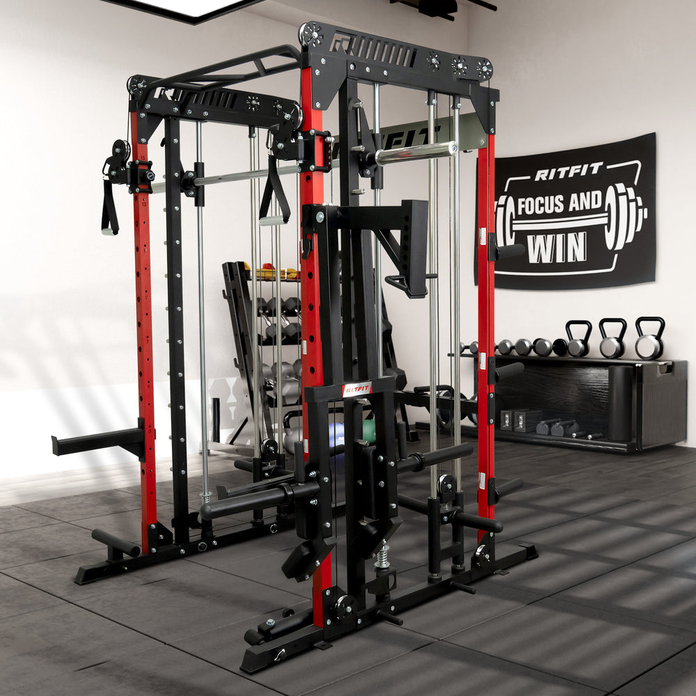 Hex Hack Rack RitFit AT02A Hack Squat Rack Attachment for 2
