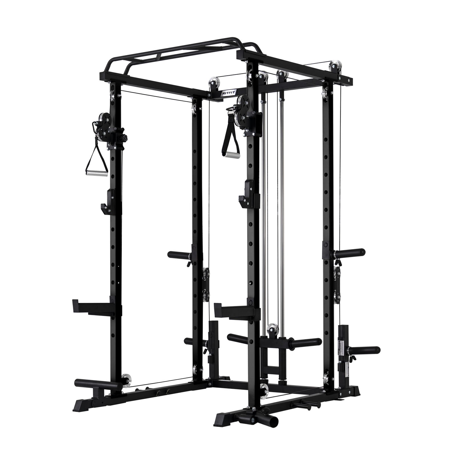 RitFit P3 Power Cage 1200lbs with Smooth Cable System & Aluminum Pulleys - RitFit
