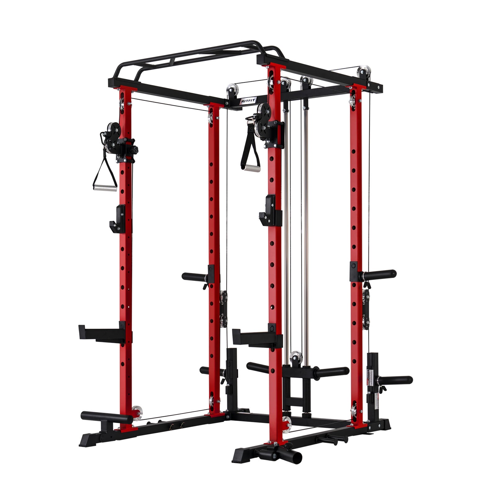 RitFit P3 Power Cage 1200lbs with Smooth Cable System & Aluminum Pulleys - RitFit