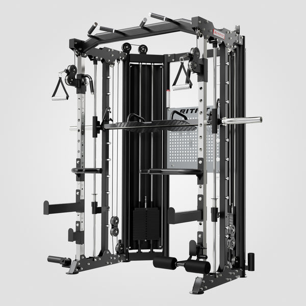 RitFit BPC06 All-In-One Smith Machine with 286LB Weight Stacks