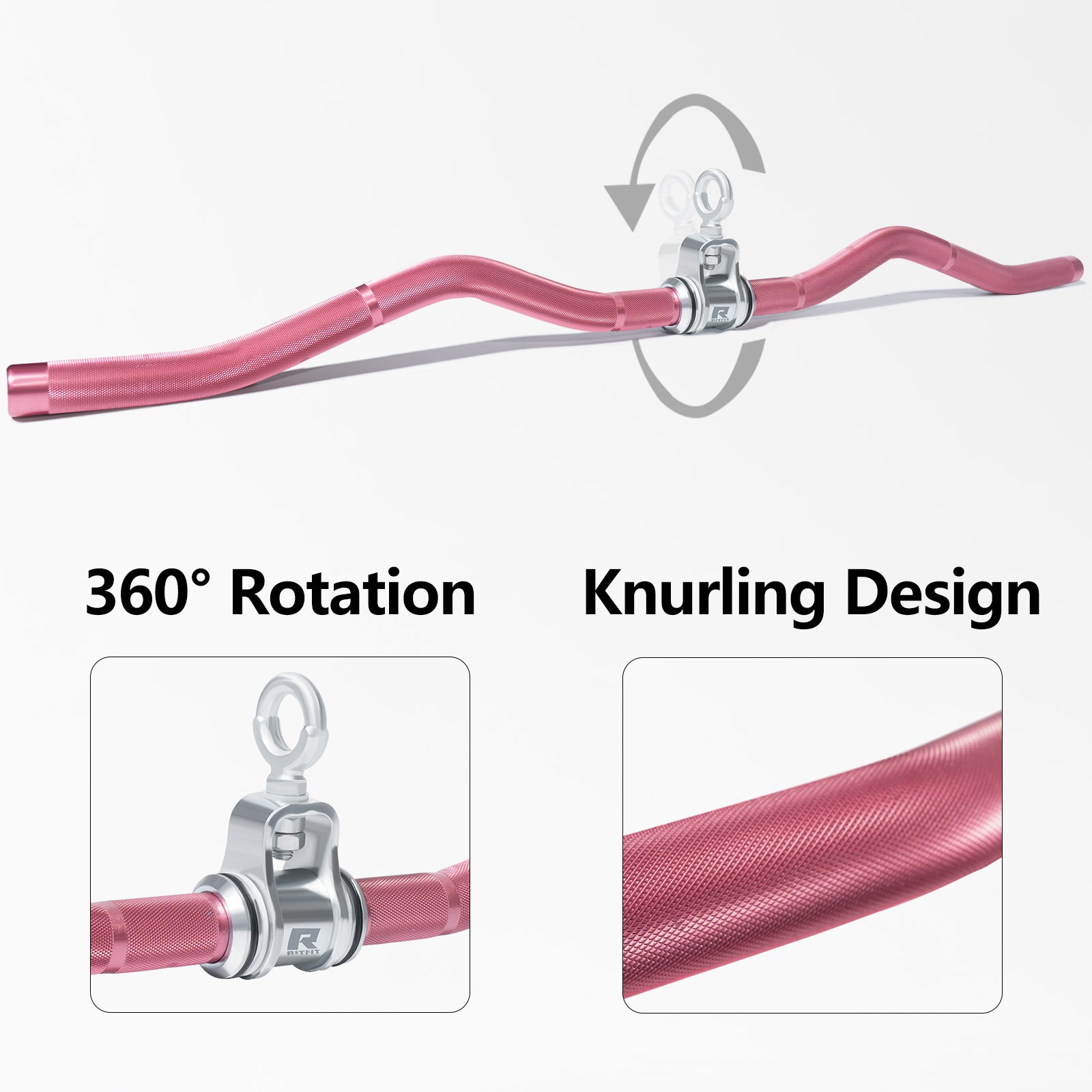 RitFit W-shaped Aluminum Alloy Handle