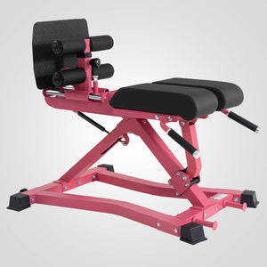 RitFit BE01 Pink Adjustable Back Extension Machine for Home and Gym