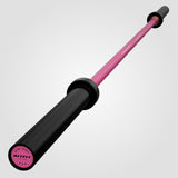 RitFit Black Pink Olympic Barbell 28mm 20KG Weight Lifting Bar