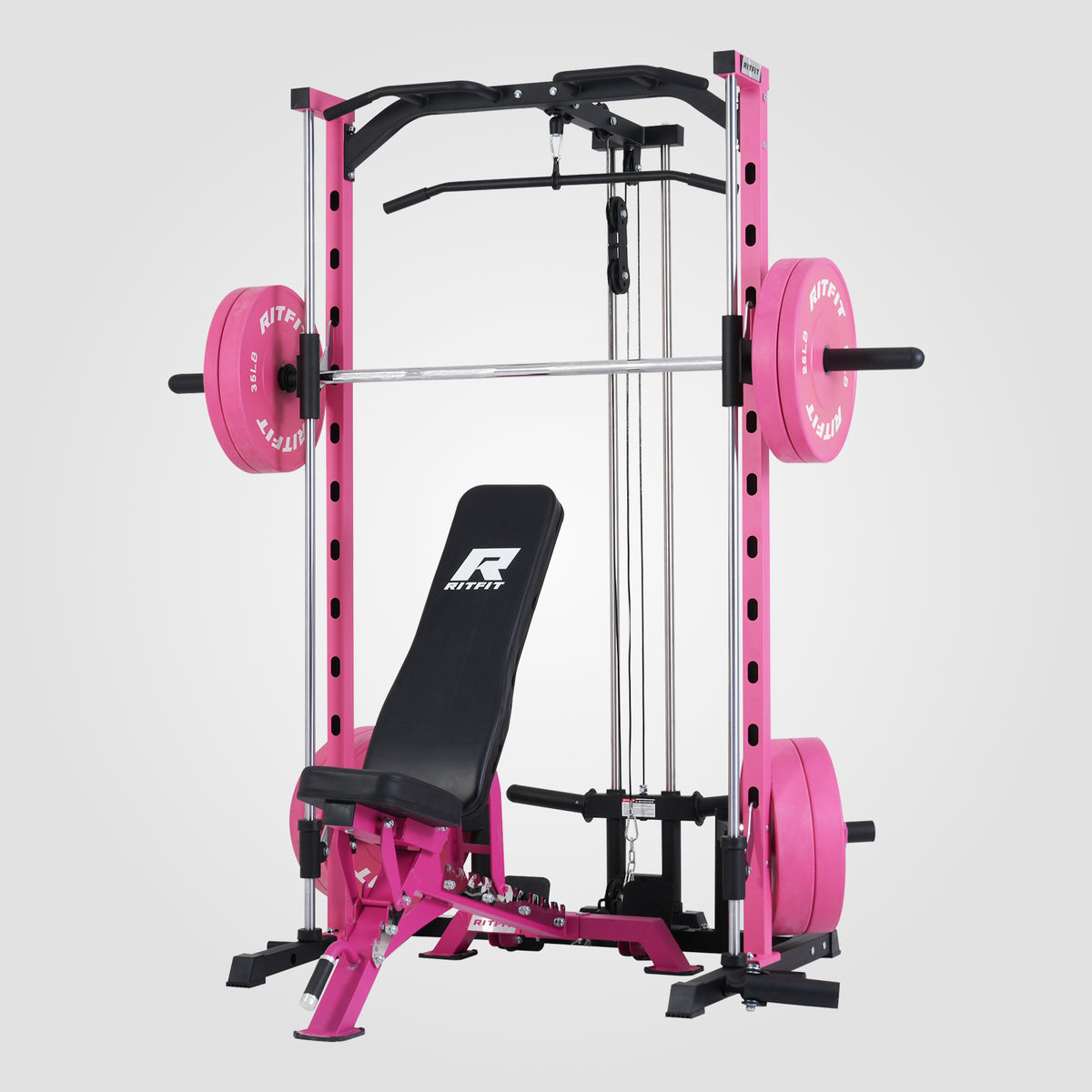Bpc05 Ritfit RitFit PSR05 2.0 Pink Smith Machine Package with LAT-Pull Down Attachm