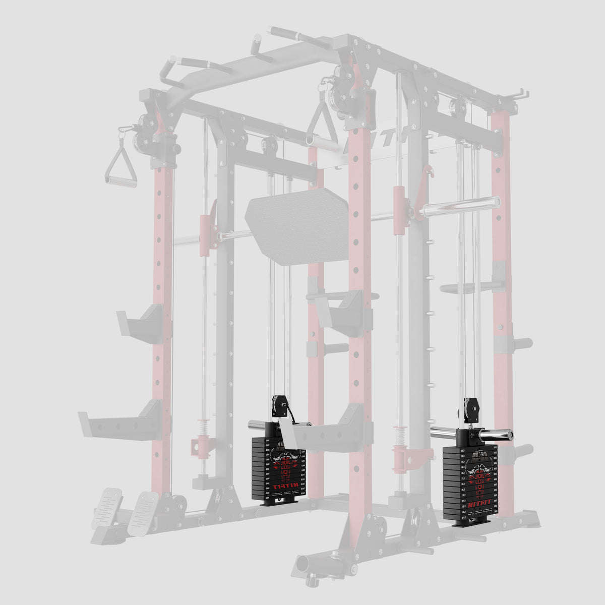 Bpc05 Ritfit RitFit PSR05 2.0 Smith Machine with LAT-Pull Down System
