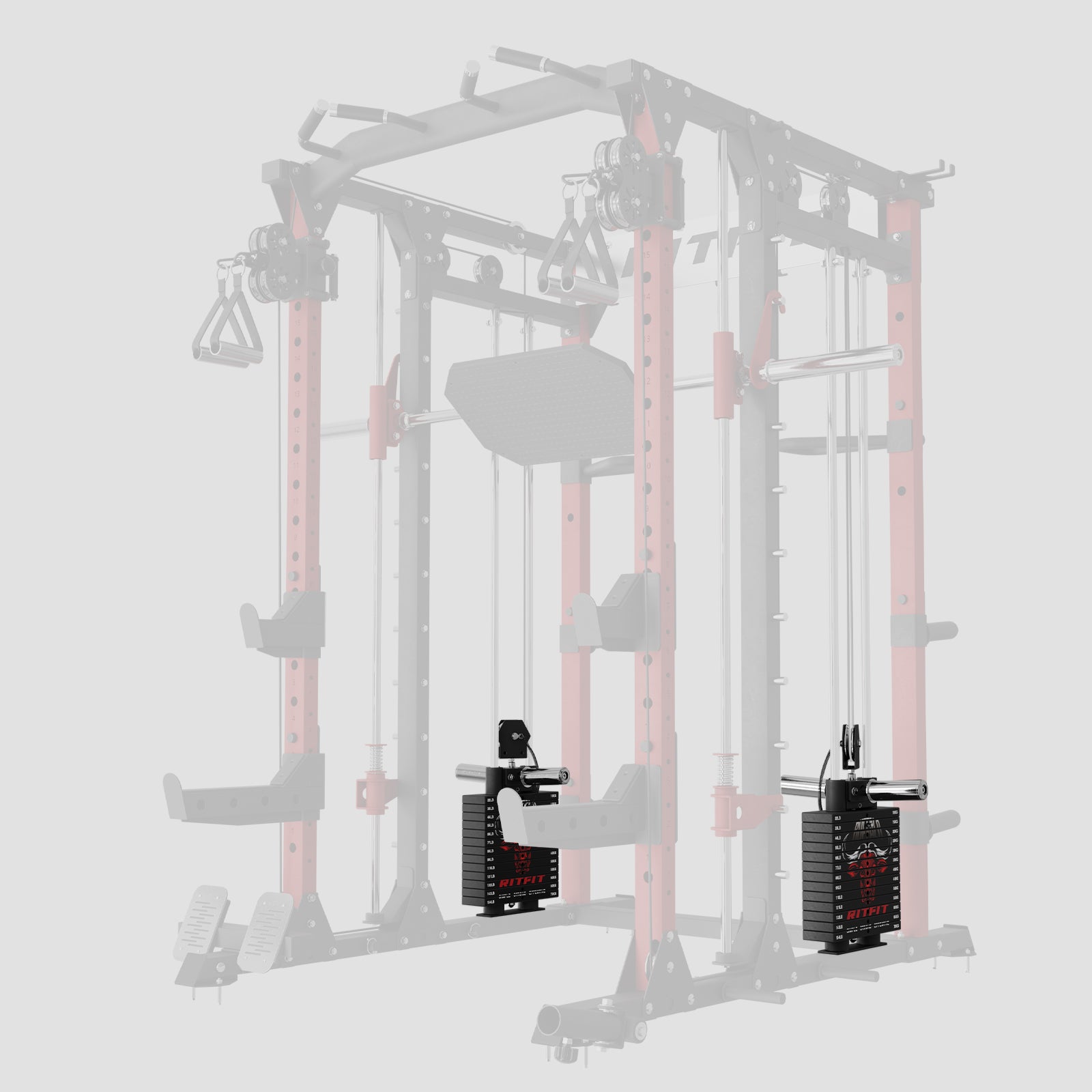 RitFit WSBFL Weight Stack Set 286lbs for Buffalo