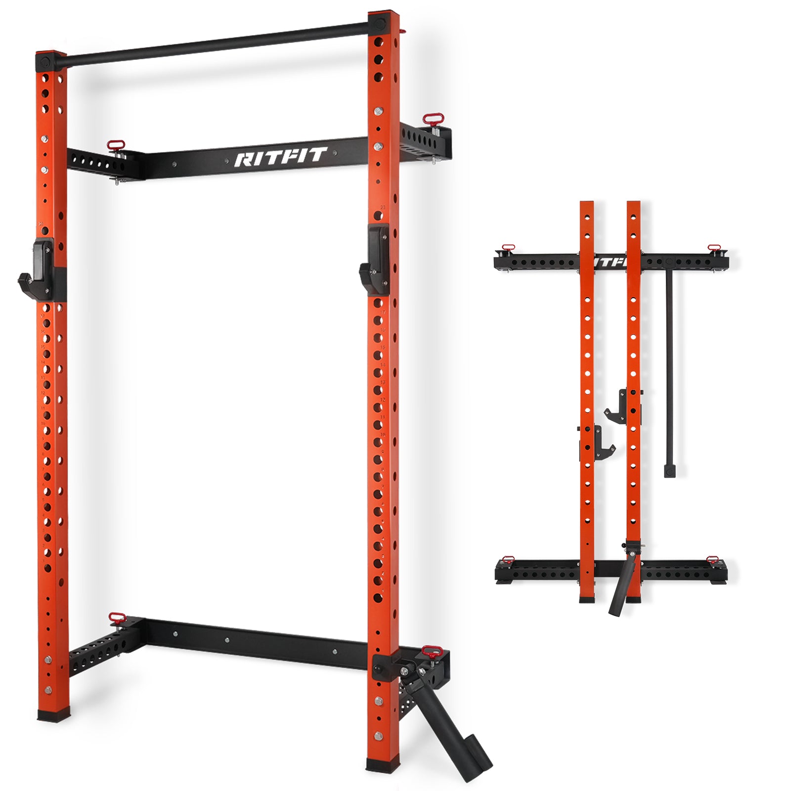 RitFit PWM02 Multi-Functional Folding Squat Rack - RitFit