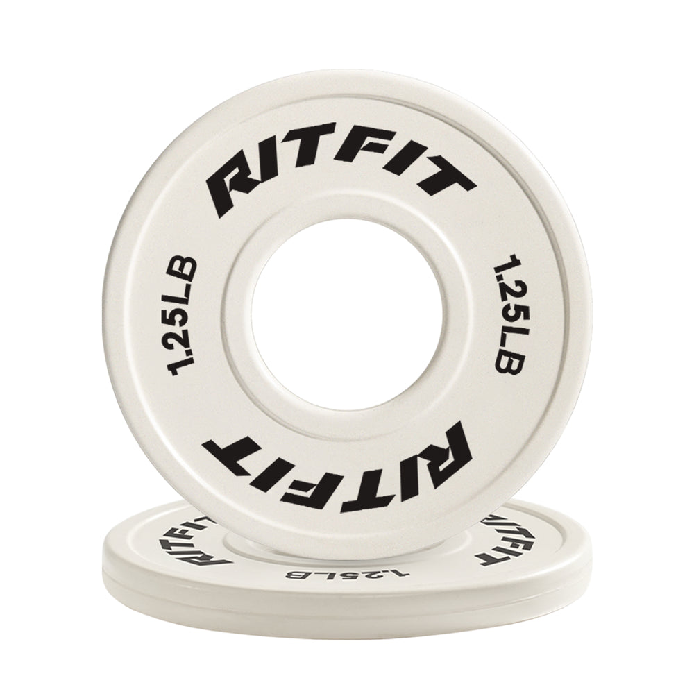 White Fractional Weight Plates 1.25lb