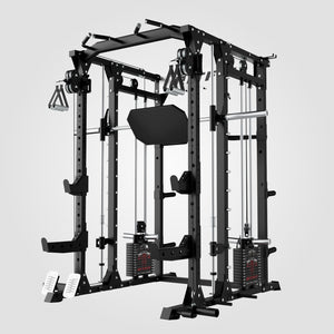 RitFit Buffalo Wild Smith Machine with Adjustable Dual Cable System