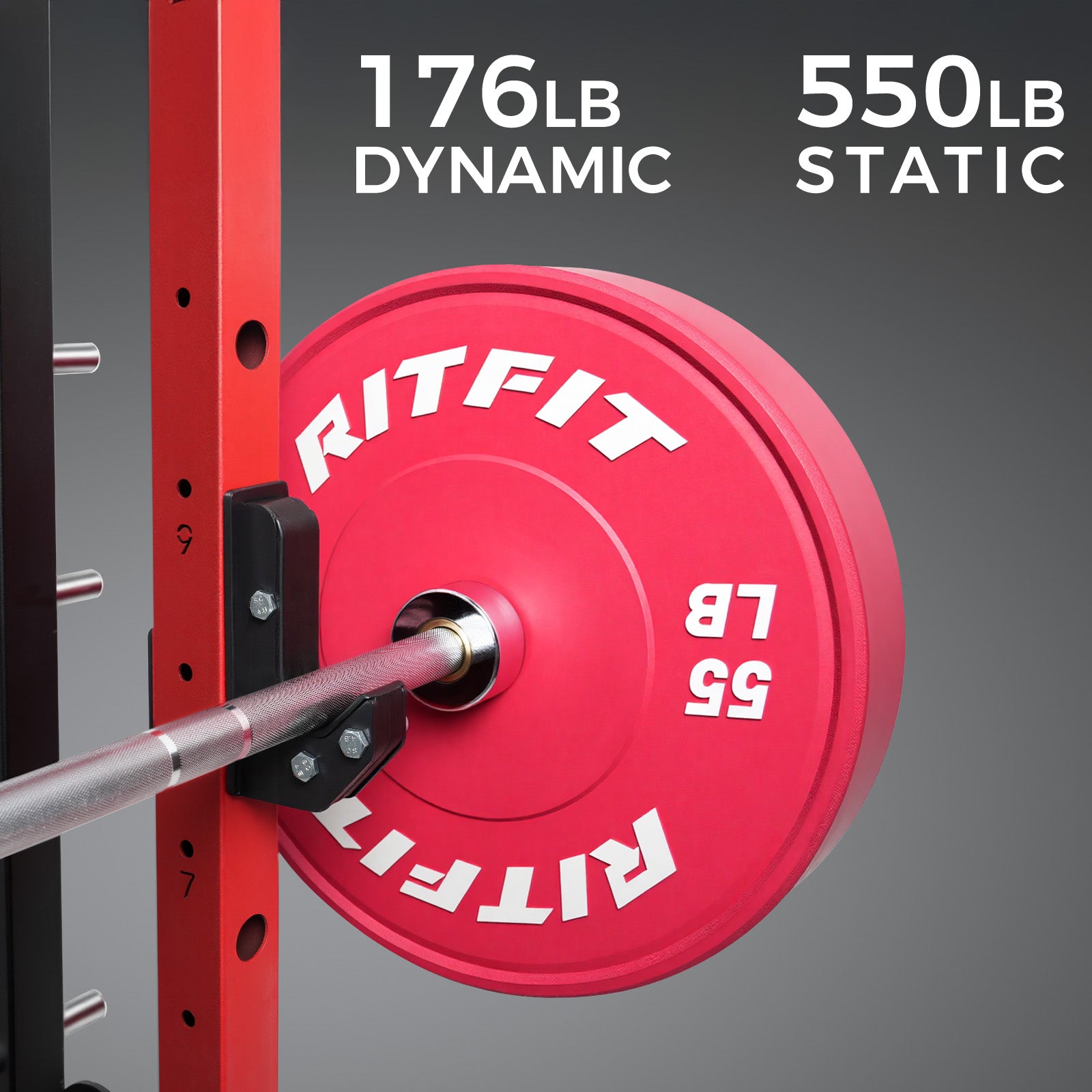 RitFit Upgraded Sandwich J-Hooks for 2" X 2" Racks