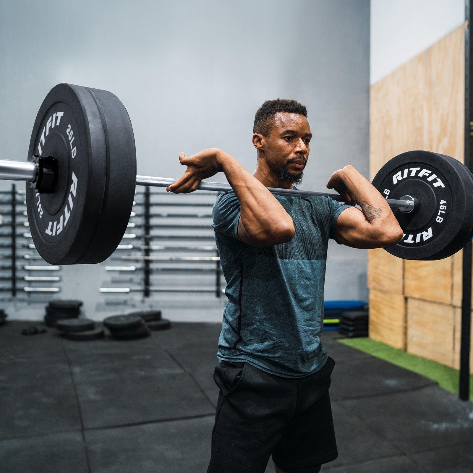 RitFit 7FT Olympic Barbell Bar 2'' Weight Lifting Bar - RitFit