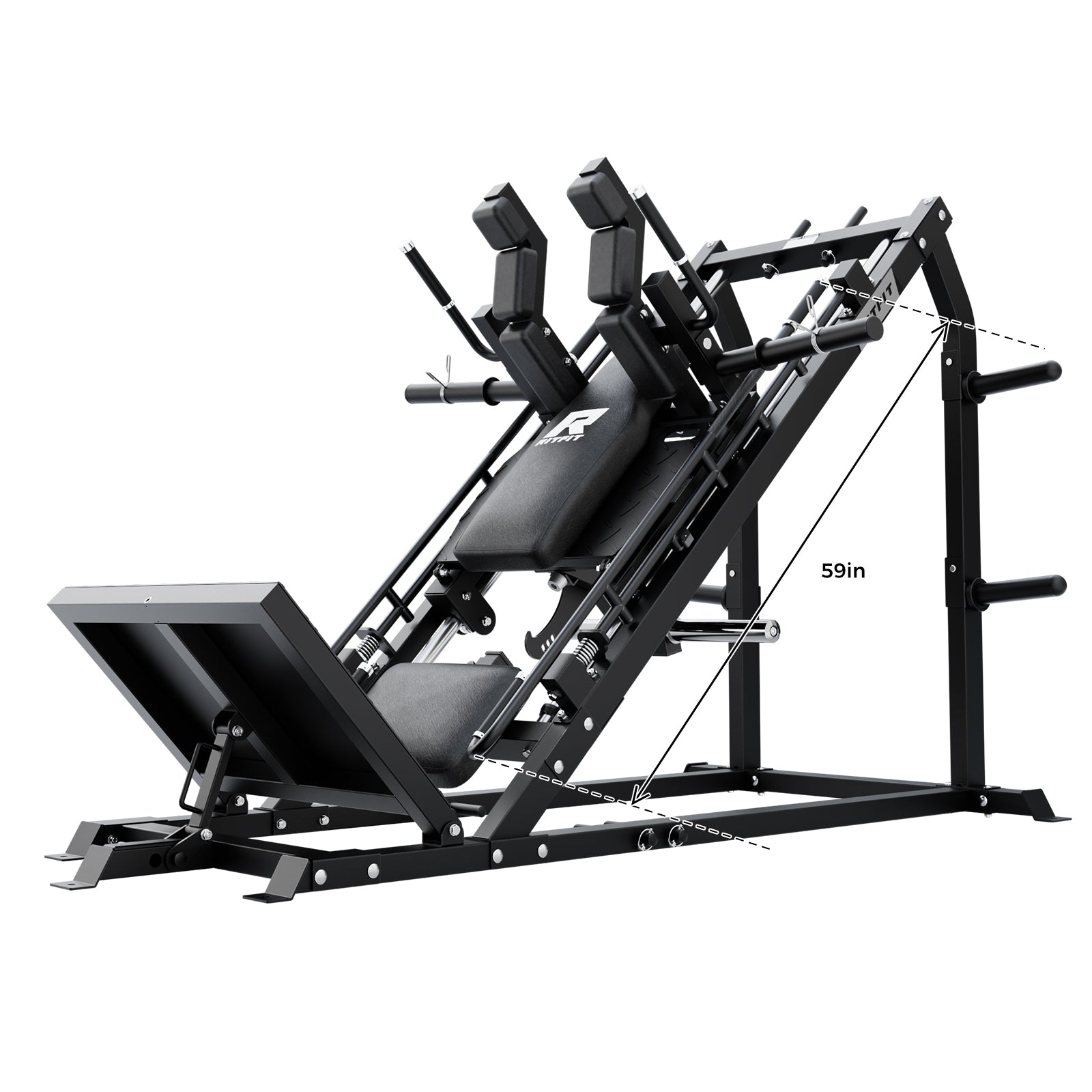 RitFit GAZELLE PRO machine set for leg press exercise