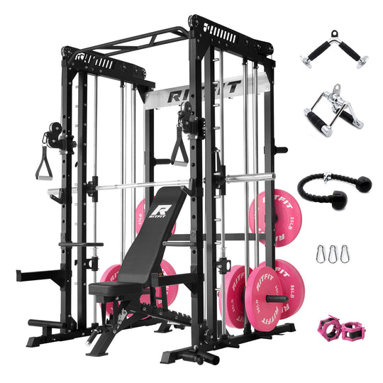 RitFit P6 All-In-One Pink Home Gym Package
