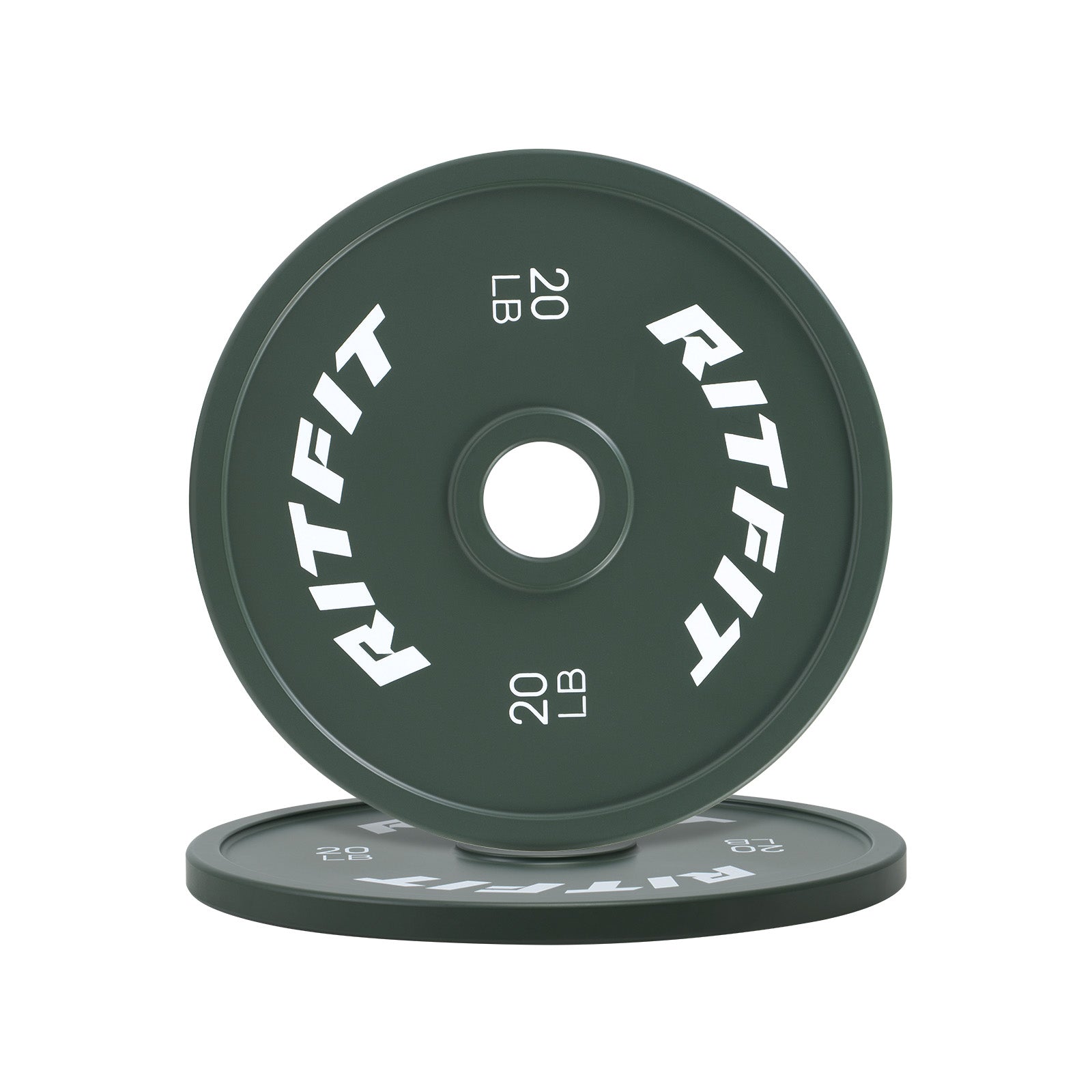 RitFit Vintage Color-Coded Steel Olympic Plates 2-Inch - RitFit