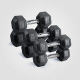 RitFit Rubber Hex Dumbbell Sets 100-300LB From Beginner to Advanced