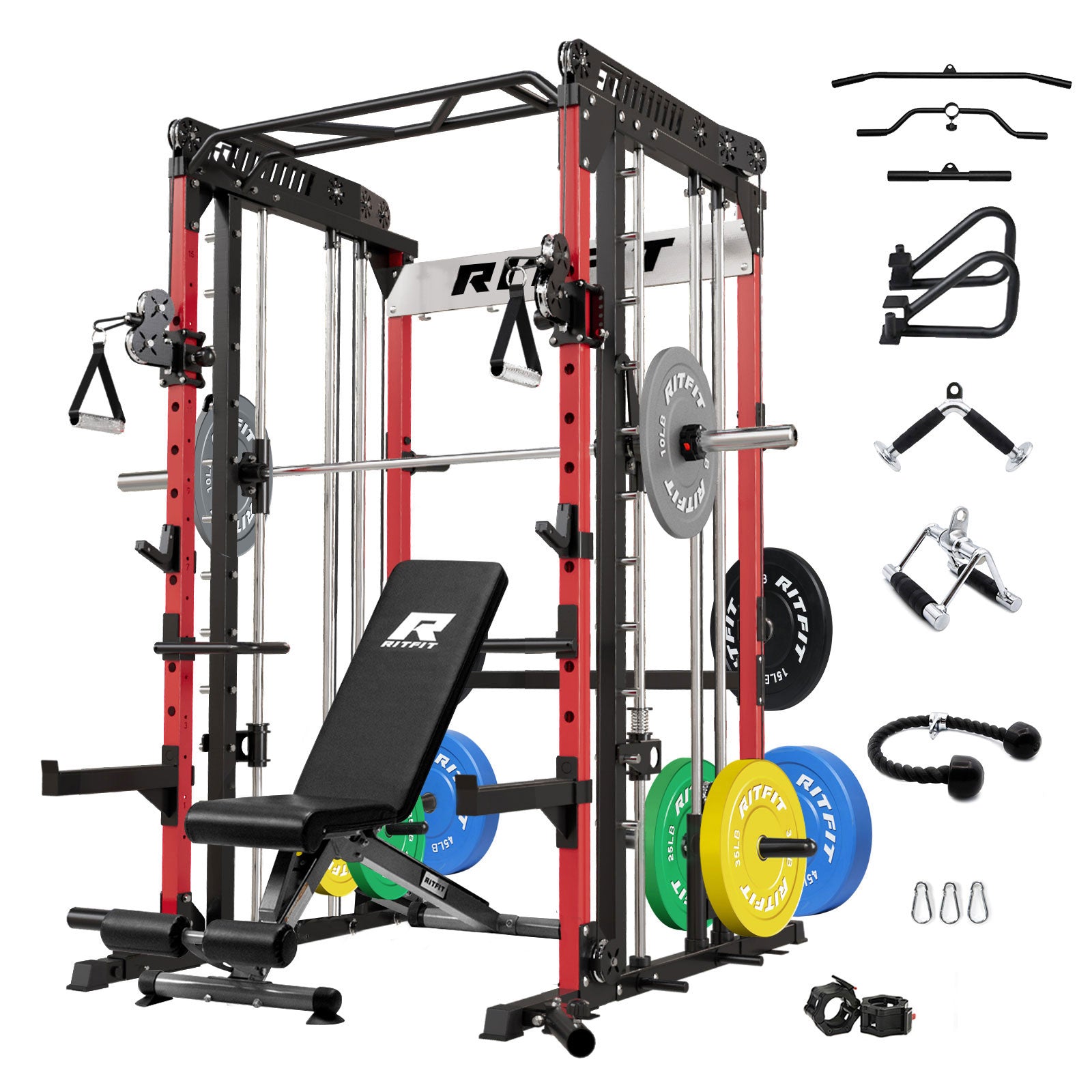 RitFit M1 2.0 Smith Machine Home Gym Package Comprehensive All In One Workout System