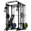 RitFit P9 Multi-Functional Modular Power Cage Package With 3D Smith Machine and Adjustable Dual Cable System
