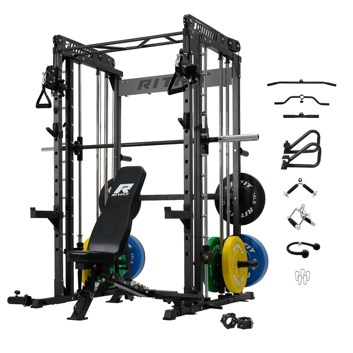 RitFit M1 Smith Machine Home Gym Package - RitFit