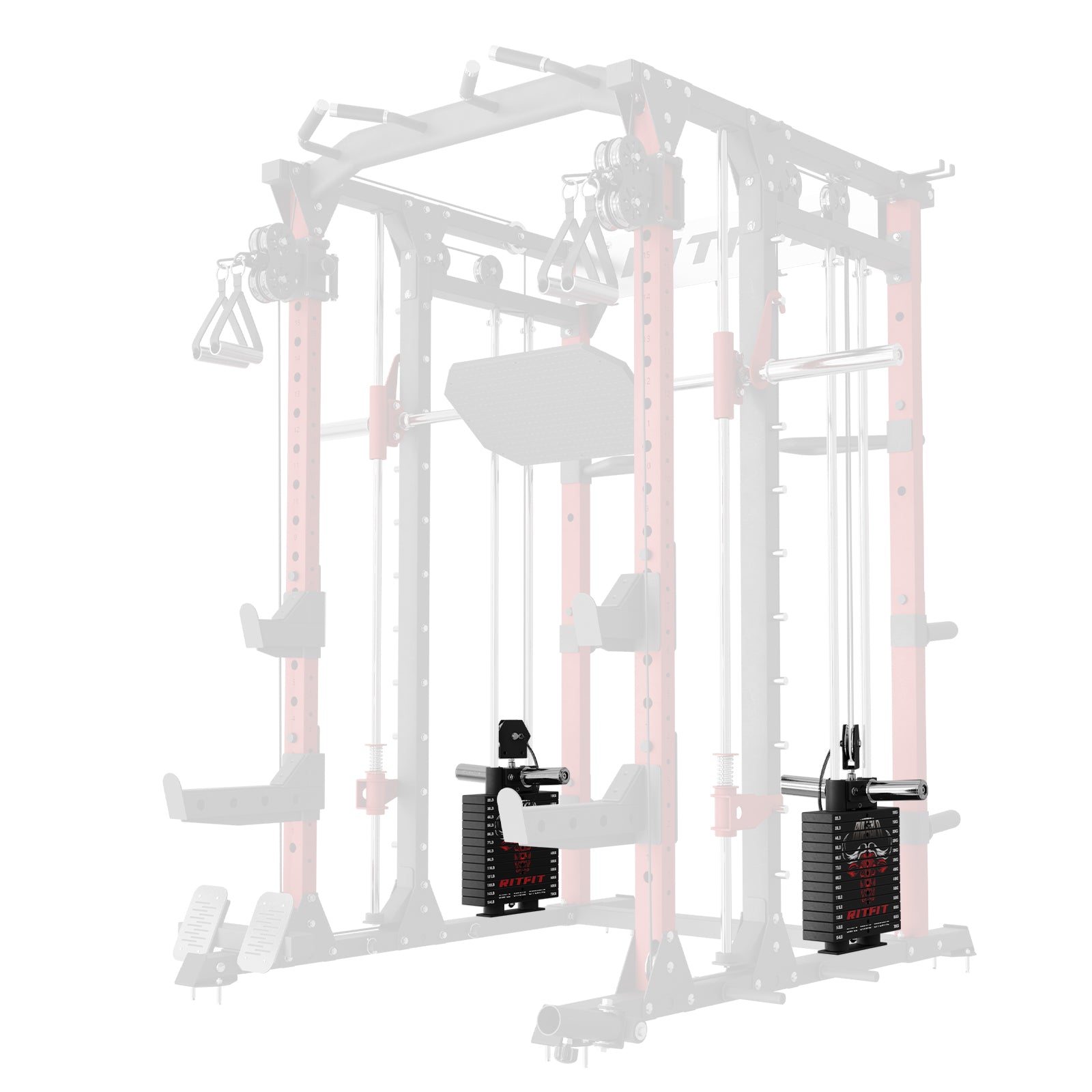 RitFit WSBFL Weight Stack Set 286lbs for Buffalo