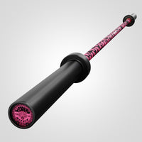RitFit 15kg Pink Leopard Olympic Training Barbell