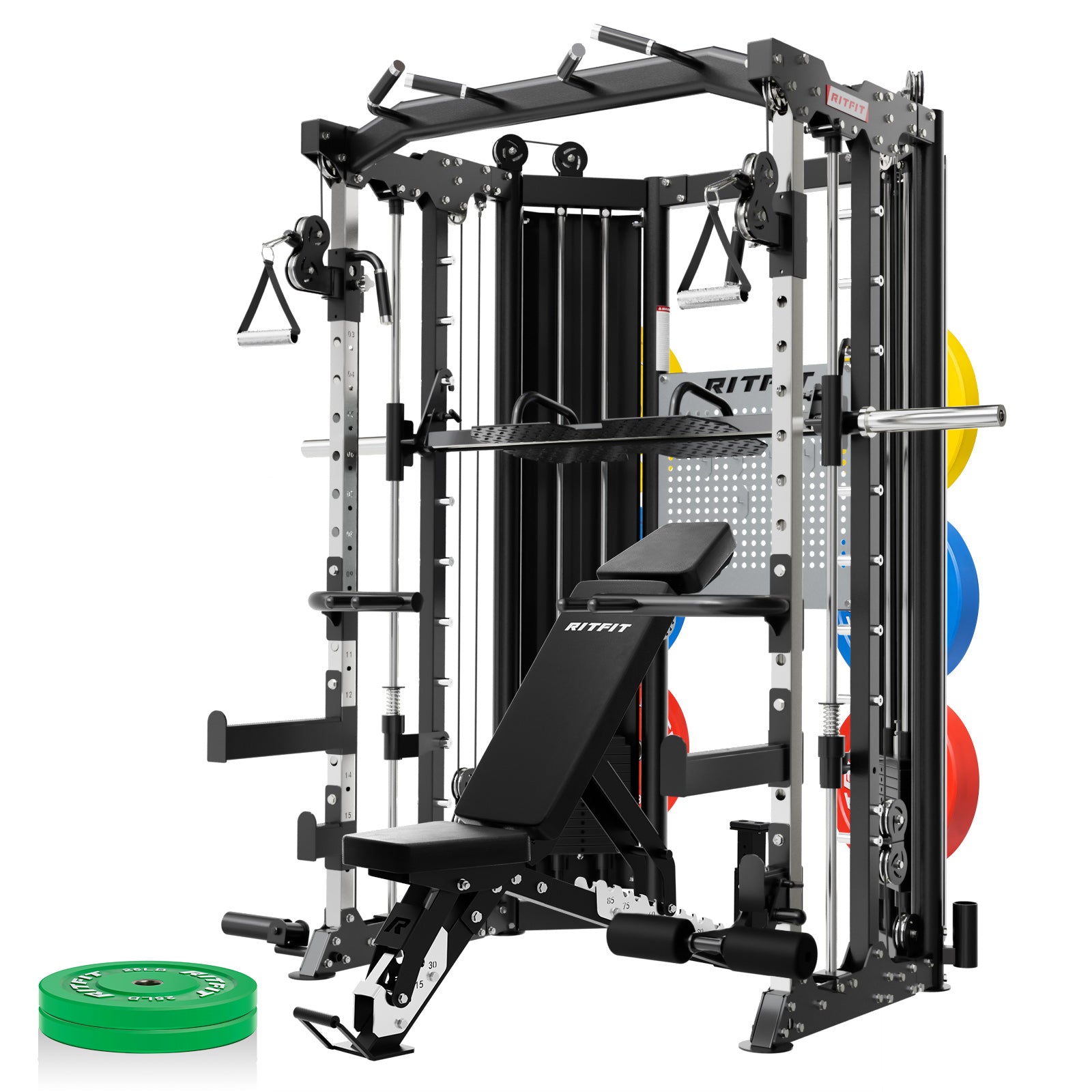 RitFit BPC06 All-In-One Smith Machine Home Gym Package