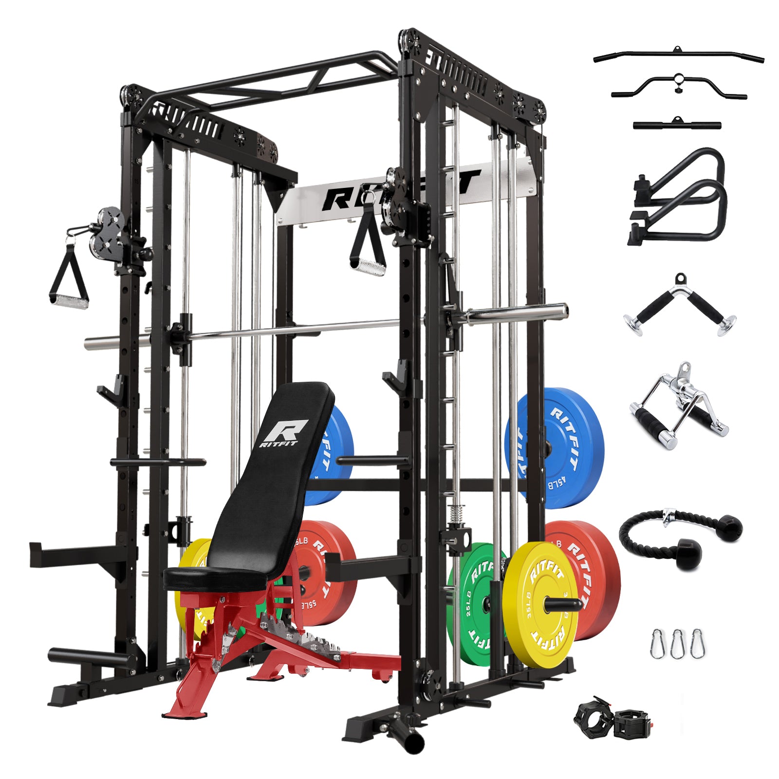 RitFit M1 PRO Smith Machine Home Gym Package Comprehensive All-In-One Workout System
