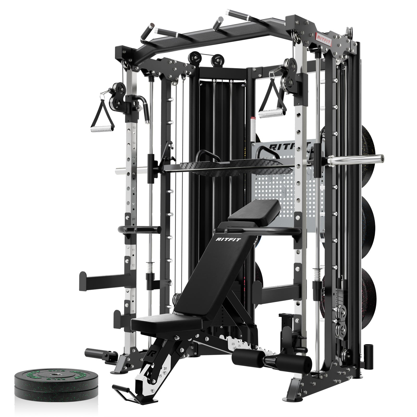 RitFit BPC06 All-In-One Smith Machine Home Gym Package