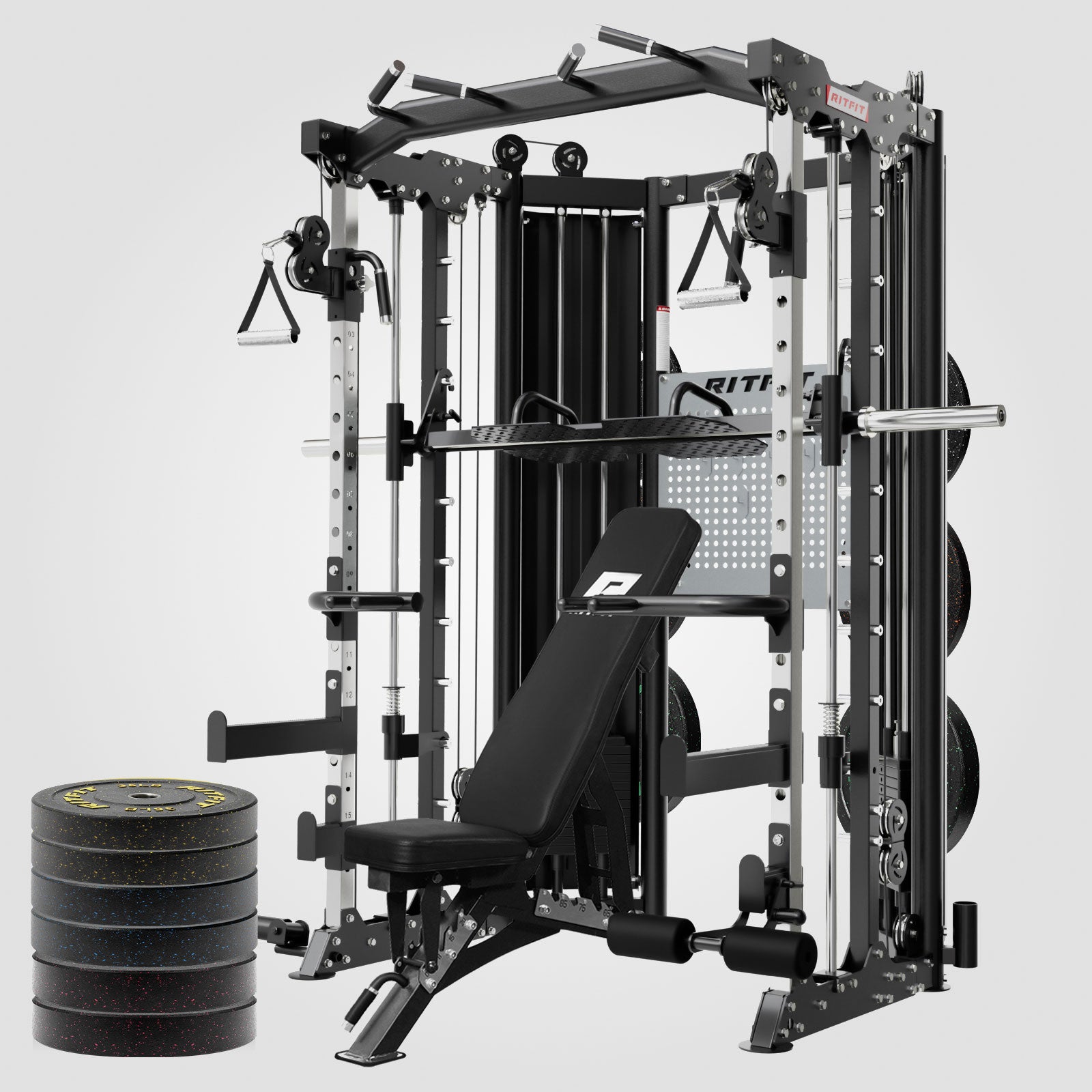 RitFit BPC06 All-In-One Smith Machine Home Gym Package