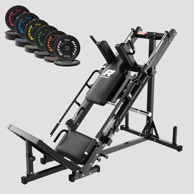 RitFit BLP01 Full Leg Workout Package 3-In-1 Leg Press, Hack Squat, and Calf Raise Set