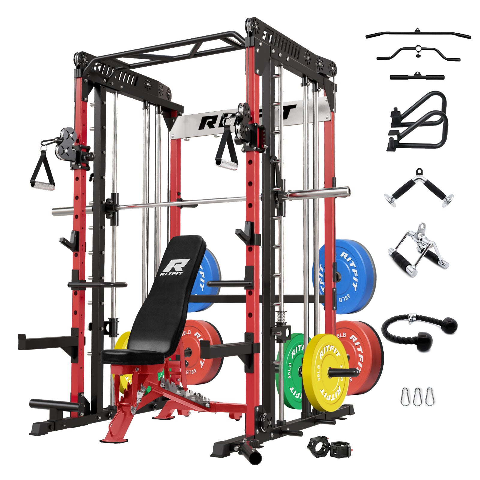 RitFit M1 PRO Smith Machine Home Gym Package Comprehensive All-In-One Workout System