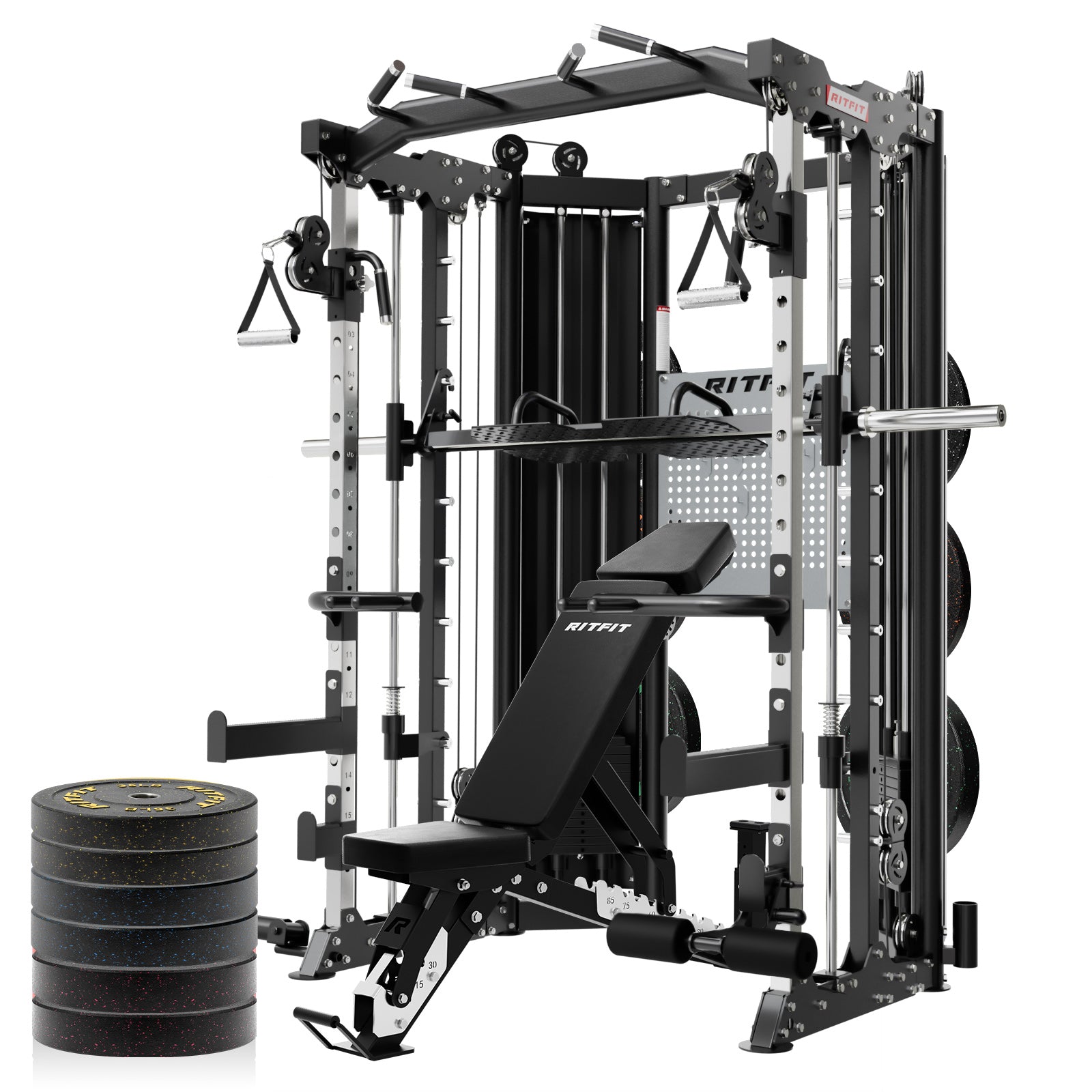 RitFit BPC06 All-In-One Smith Machine Home Gym Package