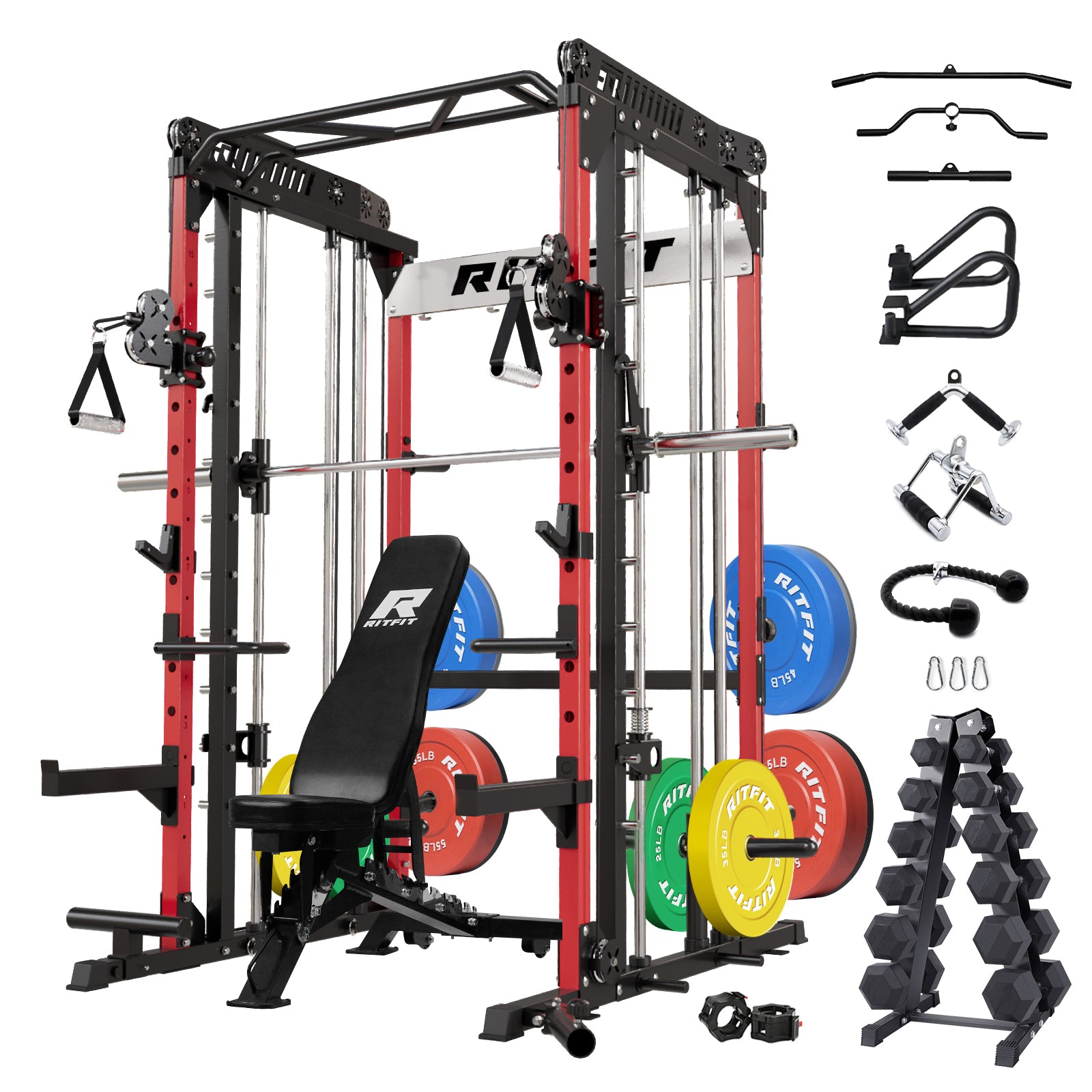 RitFit M1 PRO Smith Machine Home Gym Package Comprehensive All-In-One Workout System